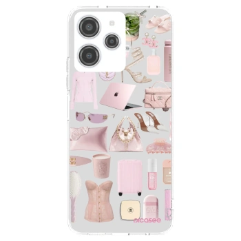 Picasee silikonový průhledný obal pro Xiaomi Redmi 12 4G - Glam Babe