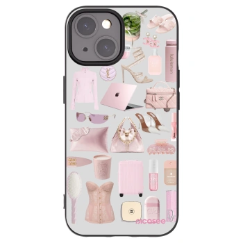 Picasee silikonový černý obal pro Apple iPhone 15 - Glam Babe