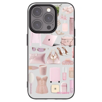 Picasee silikonový černý obal pro Apple iPhone 15 Pro - Glam Babe