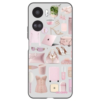 Picasee silikonový černý obal pro Honor 90 Lite 5G - Glam Babe