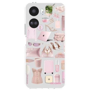 Picasee silikonový průhledný obal pro Honor 90 Lite 5G - Glam Babe