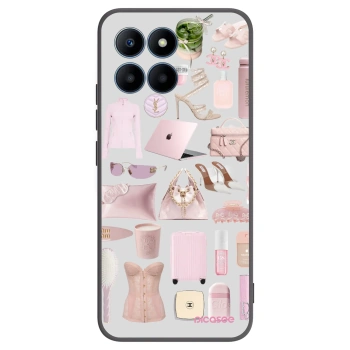 Picasee silikonový černý obal pro Honor 70 Lite - Glam Babe