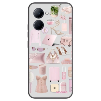 Picasee silikonový černý obal pro Realme C33 (2023) - Glam Babe