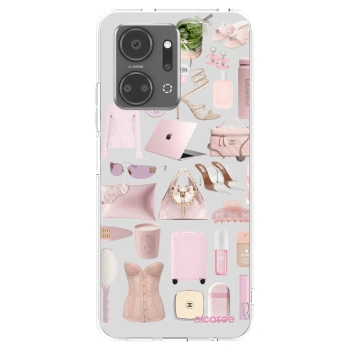 Picasee silikonový průhledný obal pro Honor X7a - Glam Babe