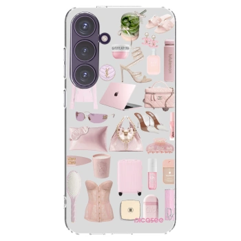 Picasee silikonový průhledný obal pro Samsung Galaxy S24+ S926B 5G - Glam Babe