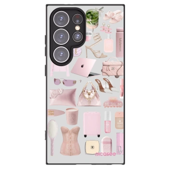 Picasee silikonový černý obal pro Samsung Galaxy S24 Ultra S928B 5G - Glam Babe