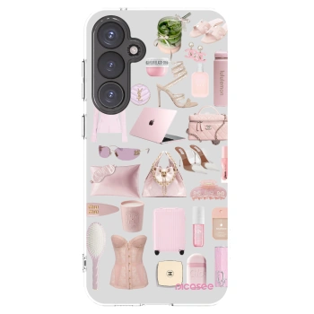 Picasee silikonový průhledný obal pro Samsung Galaxy S23 FE S711B - Glam Babe