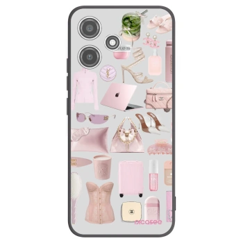 Picasee silikonový černý obal pro Xiaomi Redmi 12 5G - Glam Babe