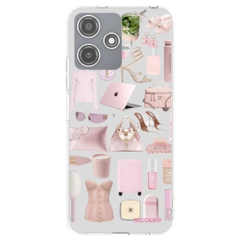 Picasee silikonový průhledný obal pro Xiaomi Redmi 12 5G - Glam Babe