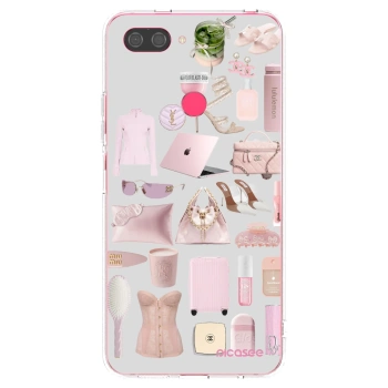 Picasee silikonový průhledný obal pro Xiaomi Mi 8 Lite - Glam Babe