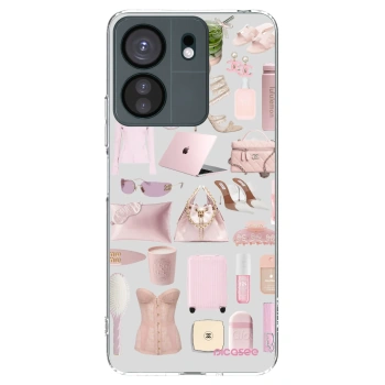 Picasee silikonový průhledný obal pro Xiaomi Redmi 13C 4G - Glam Babe