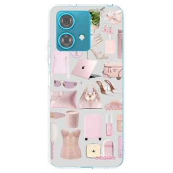 Picasee silikonový průhledný obal pro Motorola Edge 40 Neo - Glam Babe