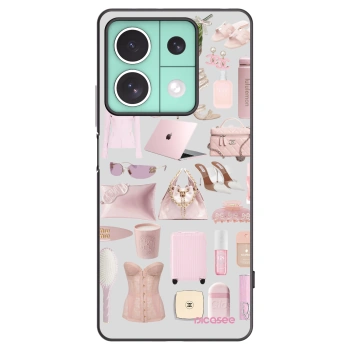 Picasee silikonový černý obal pro Xiaomi Redmi Note 13 5G - Glam Babe