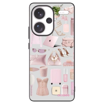 Picasee silikonový černý obal pro Xiaomi Redmi Note 13 Pro+ 5G - Glam Babe