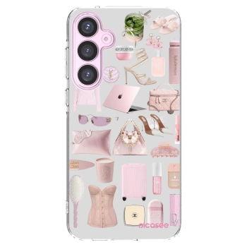 Picasee silikonový průhledný obal pro Samsung Galaxy A55 5G A556B - Glam Babe