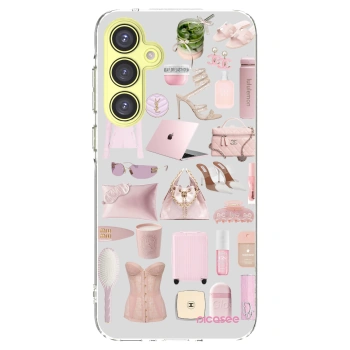 Picasee silikonový průhledný obal pro Samsung Galaxy A35 5G A356B - Glam Babe