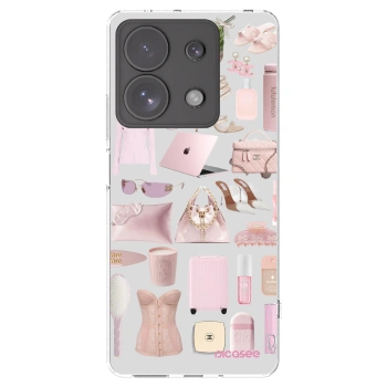 Picasee silikonový průhledný obal pro Xiaomi Redmi Note 13 Pro 4G - Glam Babe