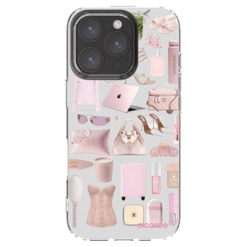 Picasee silikonový průhledný obal pro Apple iPhone 16 Pro - Glam Babe