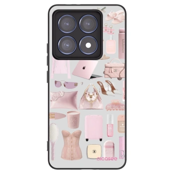 Picasee silikonový černý obal pro Xiaomi 14T Pro - Glam Babe