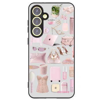 Picasee silikonový černý obal pro Samsung Galaxy S24 FE S721B - Glam Babe