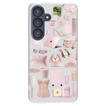 Picasee silikonový průhledný obal pro Samsung Galaxy S25 5G - Glam Babe