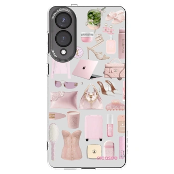 Picasee silikonový průhledný obal pro Samsung Galaxy S25 Edge 5G - Glam Babe