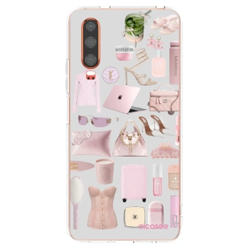 Picasee silikonový průhledný obal pro Huawei P30 - Glam Babe