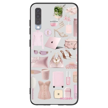 Picasee silikonový černý obal pro Samsung Galaxy A70 A705F - Glam Babe