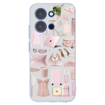 Picasee silikonový průhledný obal pro Xiaomi Redmi 15C 4G - Glam Babe