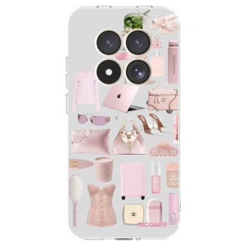 Picasee silikonový průhledný obal pro Xiaomi Redmi Note 15 Pro 4G - Glam Babe