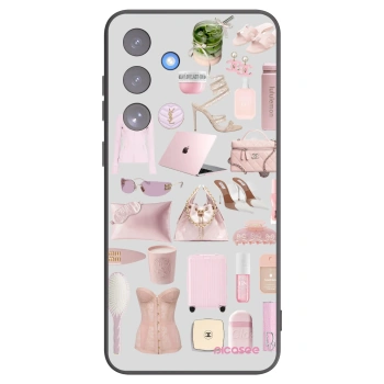 Picasee silikonový černý obal pro Samsung Galaxy S25 FE 5G - Glam Babe