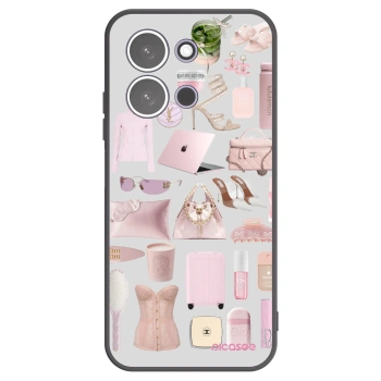 Picasee silikonový černý obal pro Xiaomi Redmi 15C 5G - Glam Babe
