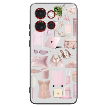Picasee silikonový černý obal pro Motorola Edge 60 Neo 5G - Glam Babe