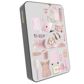Picasee Powerbanka s MagSafe 10 000 mAh Šedá - Glam Babe