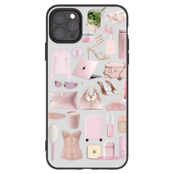 Picasee silikonový černý obal pro Apple iPhone 11 Pro Max - Glam Babe