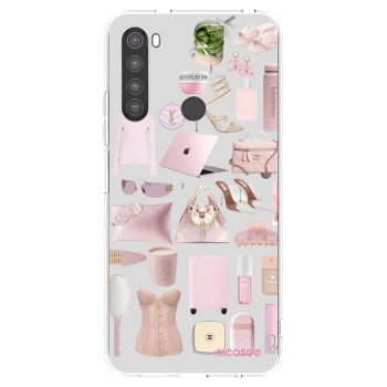 Picasee silikonový průhledný obal pro Xiaomi Redmi Note 8 - Glam Babe