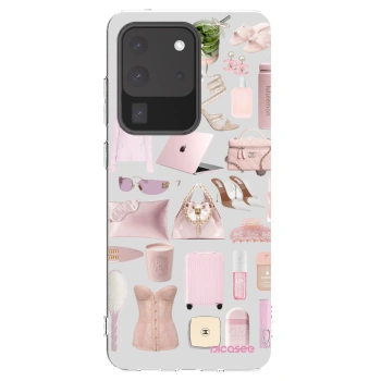 Picasee silikonový průhledný obal pro Samsung Galaxy S20 Ultra 5G G988F - Glam Babe