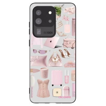 Picasee silikonový černý obal pro Samsung Galaxy S20 Ultra 5G G988F - Glam Babe