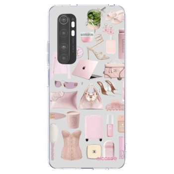 Picasee silikonový průhledný obal pro Xiaomi Mi Note 10 Lite - Glam Babe