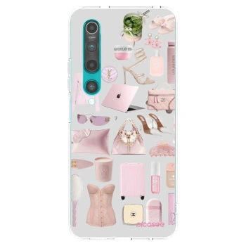Picasee silikonový průhledný obal pro Xiaomi Mi 10 - Glam Babe