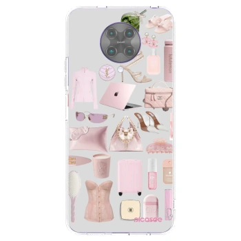 Picasee silikonový průhledný obal pro Xiaomi Poco F2 Pro - Glam Babe