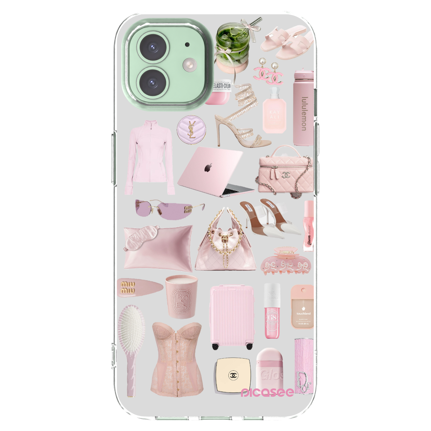 Picasee silikonový průhledný obal pro Apple iPhone 12 - Glam Babe