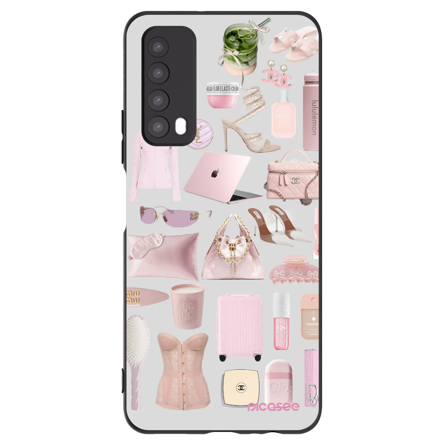 Picasee silikonový černý obal pro Huawei P Smart 2021 - Glam Babe