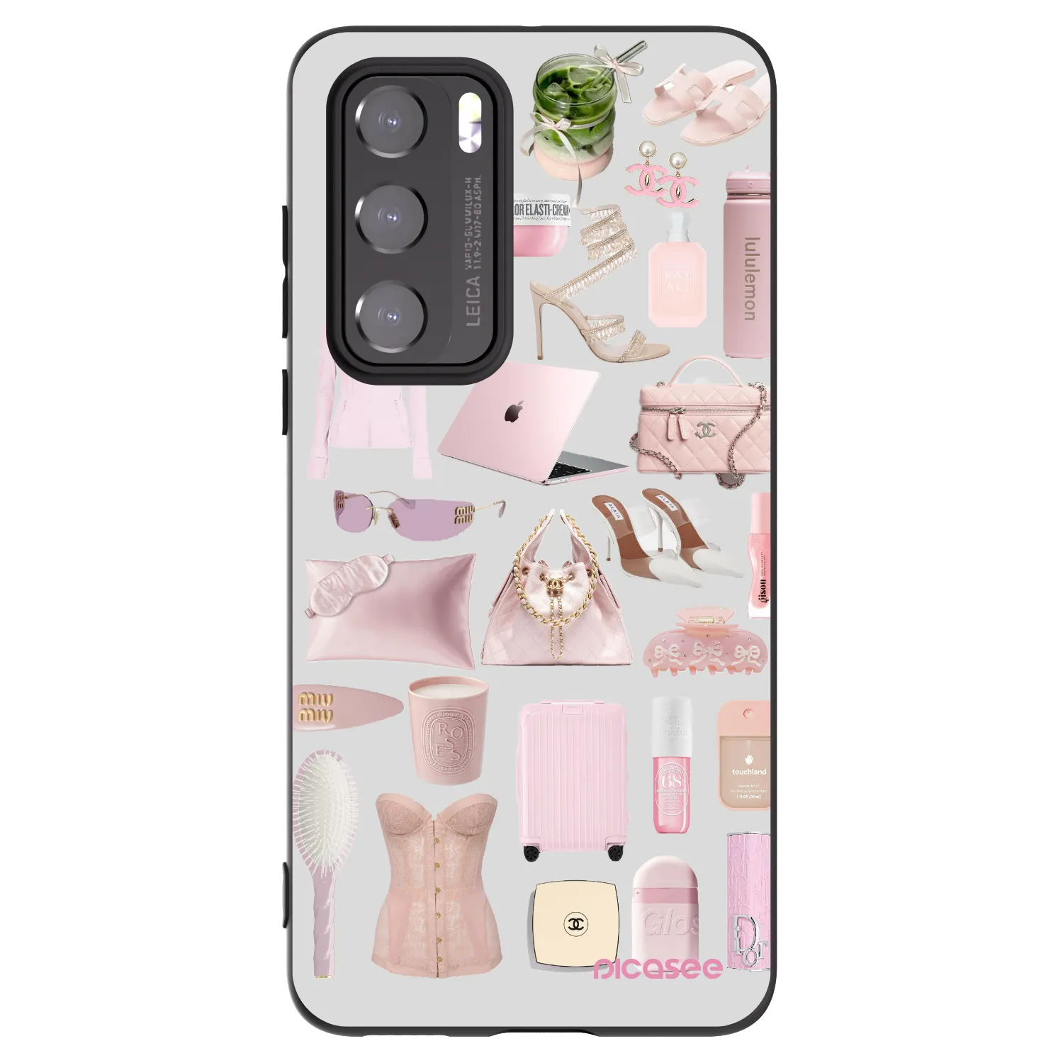 Picasee silikonový černý obal pro Huawei P40 - Glam Babe