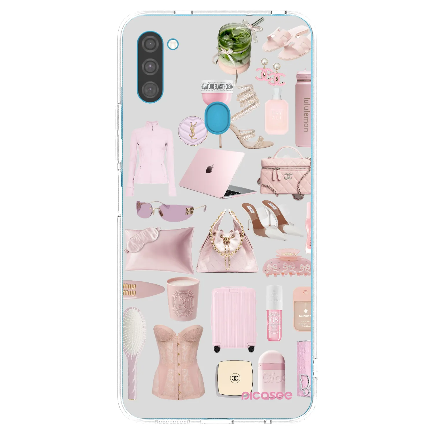 Picasee silikonový průhledný obal pro Samsung Galaxy M11 - Glam Babe