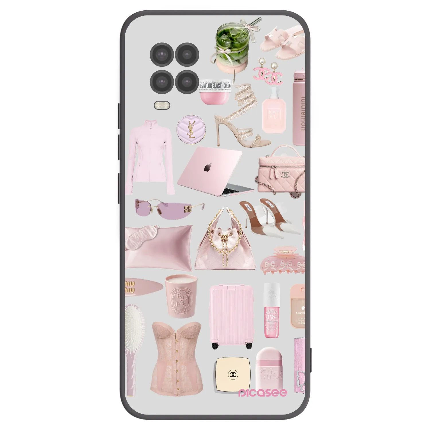 Picasee silikonový černý obal pro Xiaomi Mi 10 Lite - Glam Babe