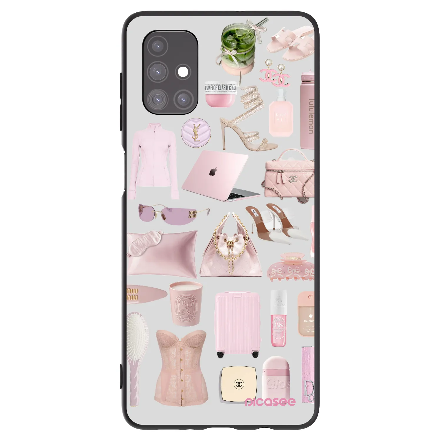 Picasee silikonový černý obal pro Samsung Galaxy M51 M515F - Glam Babe