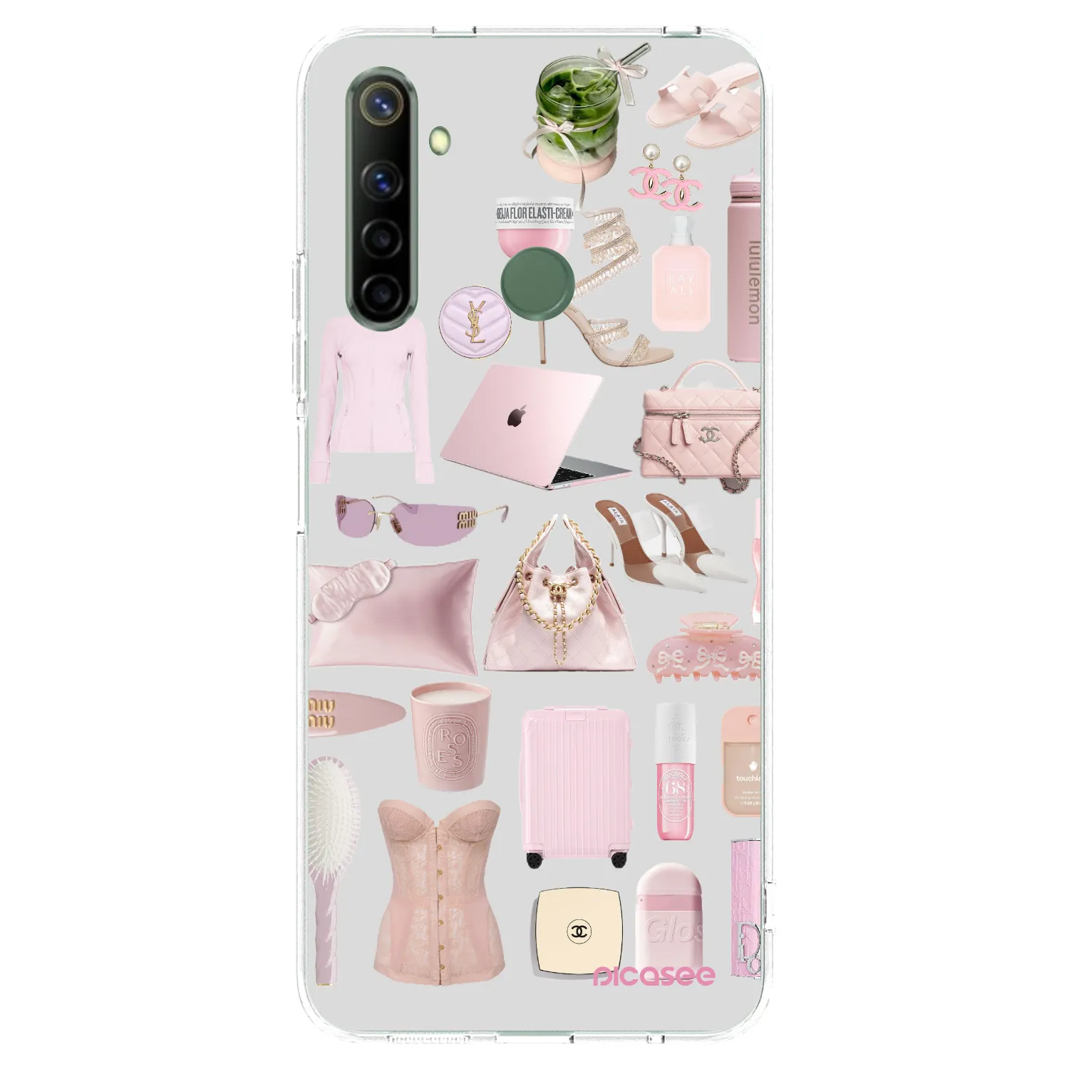 Picasee silikonový průhledný obal pro Realme 6i - Glam Babe