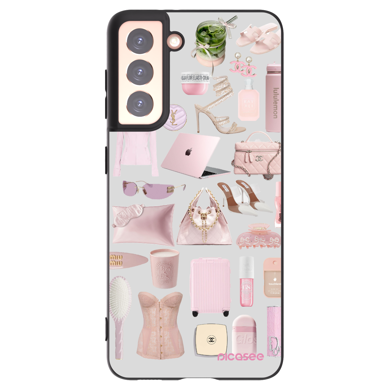 Picasee silikonový černý obal pro Samsung Galaxy S21 5G G991B - Glam Babe