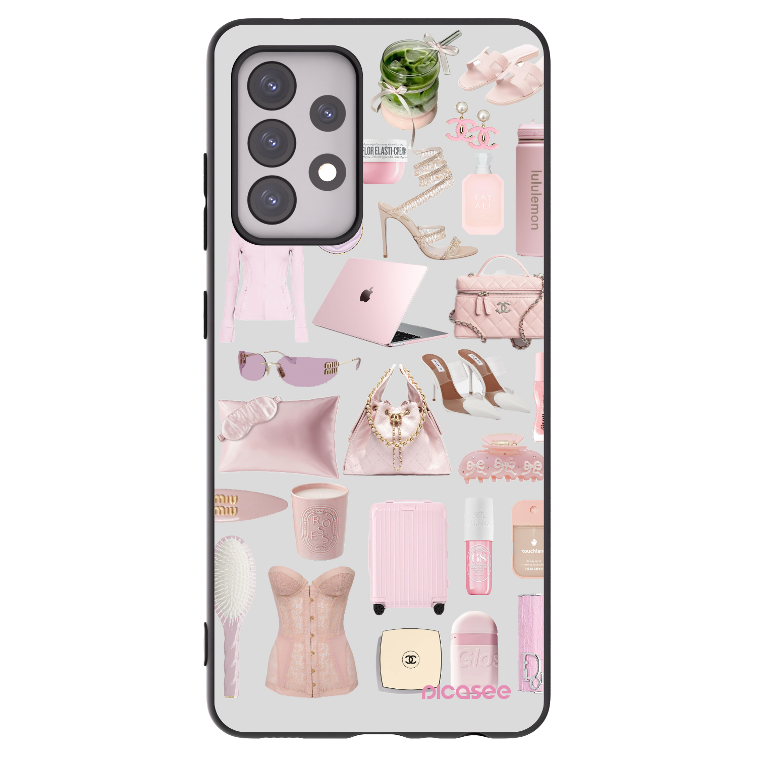 Picasee silikonový černý obal pro Samsung Galaxy A52 5G A525F - Glam Babe